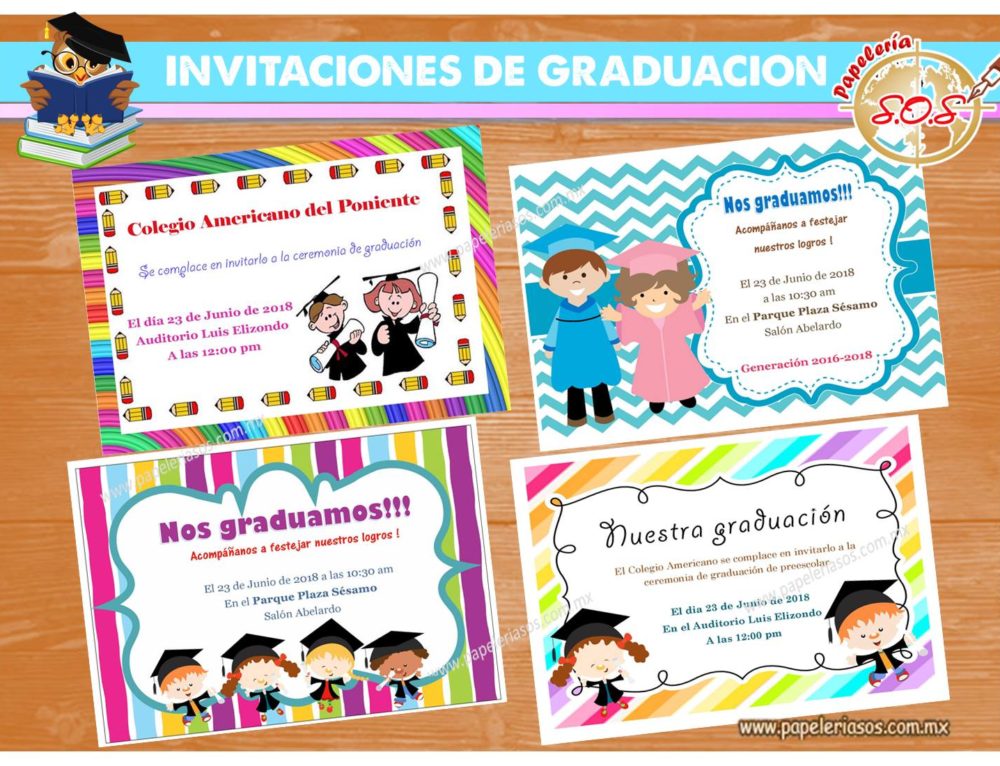 Invitaciones para Graduación